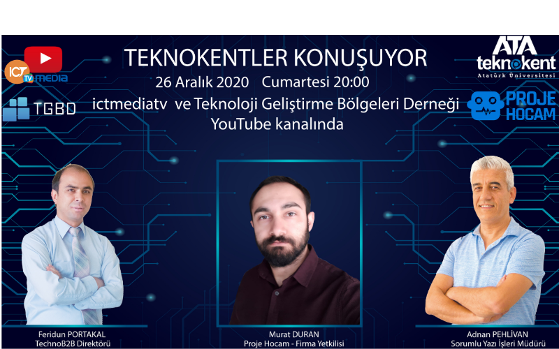 ‘’Teknokentler Konuşuyor’’ Programının Yirmi Altıncı Bölümünü 26 Aralık Cumartesi Günü İzleyebilirsiniz!