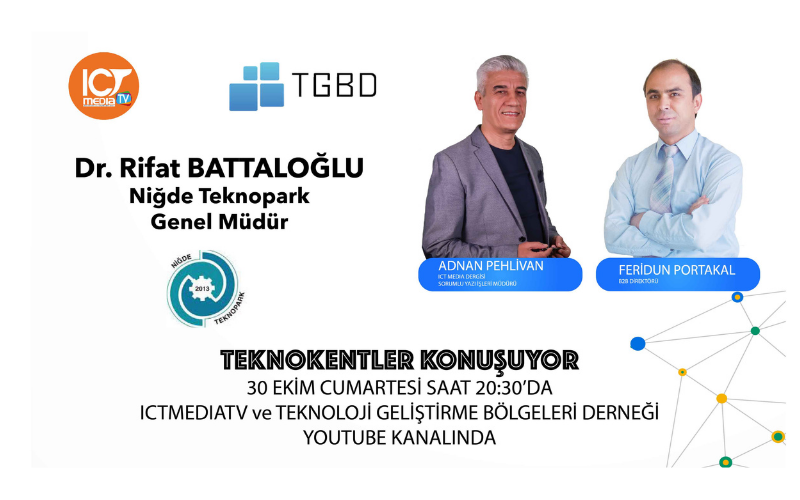Teknokentler Konuşuyor Programının Elli İkinci Bölümünü 30 Ekim Cumartesi Günü İzleyebilirsiniz!